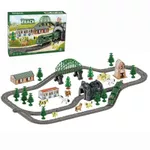 Complex de joacă pentru copii Essa AU8663 Tren electric cu cale ferată și accesorii