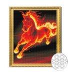 Tablou pe numere Art Gallery GA87399 Mozaic cu diamante 40x50cm Cal inflacarat