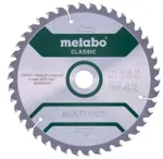 Disc de tăiere Metabo 628661000 Pânza ferastrau circular Multi CUT classic HW/CT 165x20, Z42 FZ/TZ 5°