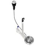 Sifon pentru chiuvetă bucătărie Helika-AquaSanita AQL-002V Steel