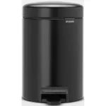 Урна для мусора Brabantia 11 33 21 NewIcon 3L, Matt Black