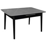 Masă Deco Granna Grey + Black Legs