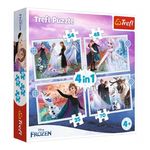 Головоломка Trefl 34398 Puzzles 4in1 Disney Frozen 2