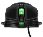 Gaming Mouse SVEN RX-G815, Optical, 500-8000 dpi, 6 buttons, Soft Touch, Backlight, Black, USB