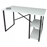 Офисный стол Bofigo 2 отделения, металл 120x60 см, Белый (20-02-01)