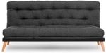 Диван Trendy Saki Gri inchis, extensibila (3 locuri)