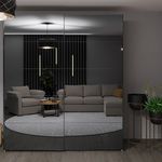 Шкаф Bayro Top line Napoli 2300x2300x580 белый, купе