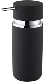 Dozator săpun Bisk 06593 rotund, negru. (ceramica)