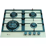 Plită încorporabilă pe gaz Tornado TR4033 Ivory Glass