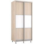 Шкаф Mobildor-Lux Горизонтальные раздвижные двери Aron-P из ДСП шириной 1,0–1,8 м (100x60x210H см) Sonoma