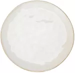 Тарелка Promstore 36660 de servire 27cm Reactiv Glaze Brown Rim, ceramica