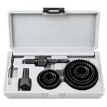 Набор головок, бит, насадок Proline 7016467 Coroană p/u lemn 19-64mm 11buc MEGA 26409