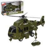 Mașină Wenyi WY751A 1:16 Elicopter militar de salvare inerțial (lumină/sunet)