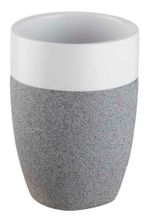 Pahar pentru periuțe de dinți Bisk 06311 STONE gri. (ceramica)