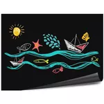 Set de creație Deli DL50001 Pelicula pentru creta 600x900x0.5mm, neagra