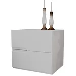 Noptieră Bayro Bayro Modena 550x500x450 МДФ 18мм Ручка Sorrento белый мат