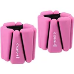 Greutăți pentru mâini și picioare HMS SNK01 2x0.5kg, iron+silicone, 28cm (17-47-325) Pink
