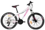 Bicicletă Crosser Sweet 26*13 White/Pink 26-3037-21-14 nr4