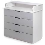 Комод-пеленатор PernaMea HappyBaby 900 MDF Light Grey (114455)
