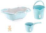 Set pentru baie BabyJem Blue, 5 unitati