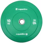 Гантель inSPORTline SL-00014310 Disc d=50mm Bumper Plate Go 10kg 31396