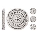 Коврик для ванной Promstore 49692 Covoras pentru baie Bathroom D70cm bumbac