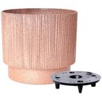 Ghiveci pentru flori Aleana 128031 Oslo cu insertie d30 cm, caramel