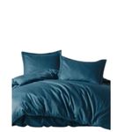Lenjerie de pat Cotton Box Stripe Blue Satin (2 persoane)