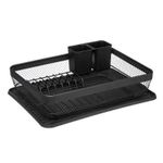 Uscator pentru vase 5five 52038 Uscator pentru vesela metal Five 43X32X13.5cm, suport, negru