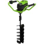 Burghiu Greenworks GD60EA 60V Battery-Powered Earth Auger (nu este inclus acumulator)