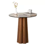 Măsuţă cafea Trendy Thales, Bronz, Nuc