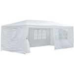 Umbră pentru grădină Green Bay Gazebo albă (55432)