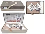 Домашний текстиль Promstore 57065.2 Lenjerie de pat 2pers NewHome Pike Caphichino cu broderie