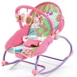 Детское кресло-качалка Baby Mix LCP-BR212-049 P Лежачок розовый