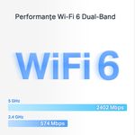 Whole-Home Mesh Dual Band Wi-Fi 6 System MERCUSYS, 
