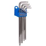 Set de unelte de mână King Tony 20319PR ключи TORX L-образных экстра длинных Т10-Т50, 9 пр.