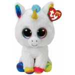 Jucărie de pluș TY TY37157 PIXY white unicorn 24 cm