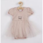 Детское постельное белье New Baby 42549 Платье-боди (фатин) Wonderful (powder) 56 (0-3m)