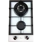 Встраиваемая поверхность газовая Tornado XFG 3023 WH Turbo Iron Glass