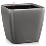Ghiveci pentru flori Lechuza Quadro Premium 50 LS All In One Charcoal