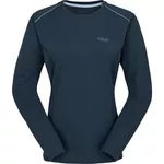 Îmbrăcăminte sport Rab Tricou dame Force LS Tee Tempest Blue 08 (QBL-08-TMB-08)