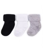 Носочки детские 3 пары (0+) grey