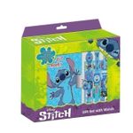 Carnet Disney ST4910 Set cadou cu ceas Stitch