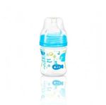 Flacon anti-colici cu gura largă BabyOno 120 ml Blue