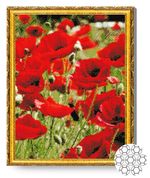 Картина по номерам Art Gallery GA85946 Mozaic cu diamante 40x50cm Maci aprinsi