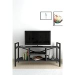 Comodă TV Bofigo Comoda, cadru metalic, 120x36,5x62,5 cm, Antracit (11-01-08)