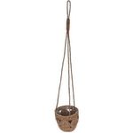 Цветочный горшок Promstore 44553.2 Кашпо плетенное подвесное D18cm H16cm