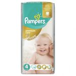 Pampers подгузники Premium Care 4, 7-14кг. 52шт