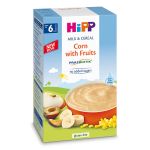 Каша молочая HIPP кукурузная с фруктами (6+ мес) 250 г