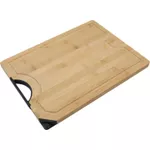 Tocător de tăiere EuroGold 7112901405 Tocator din bambus cu dispozitiv de ascutit cuțite, 40x30cm